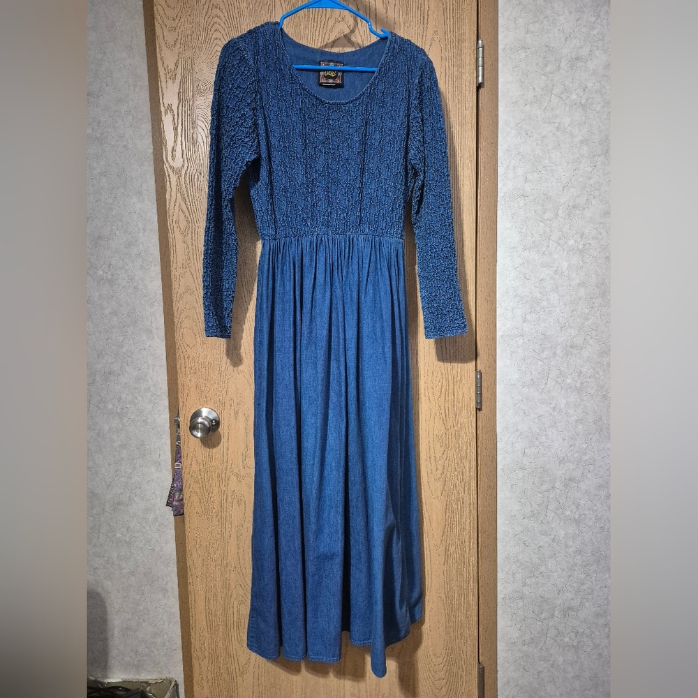 Circle T denim Dress